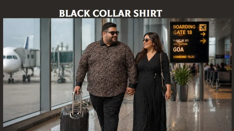 Black Collar Shirt