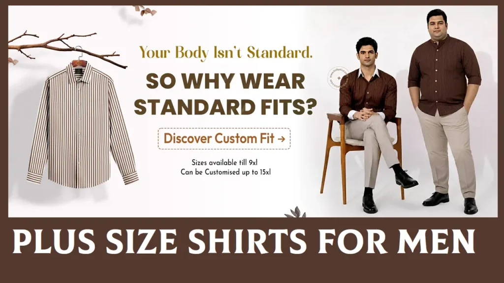 Plus Size Shirts for Men - Main - Banner