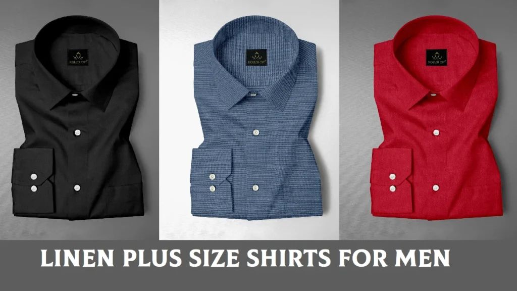 Linen Plus Size Shirts for Men