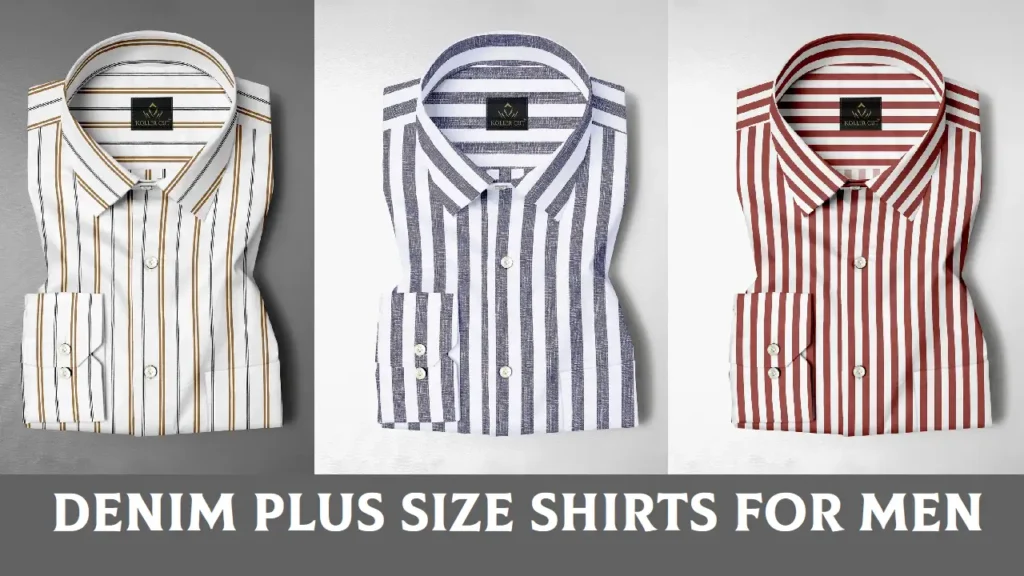 Denim Plus Size Shirts for Men