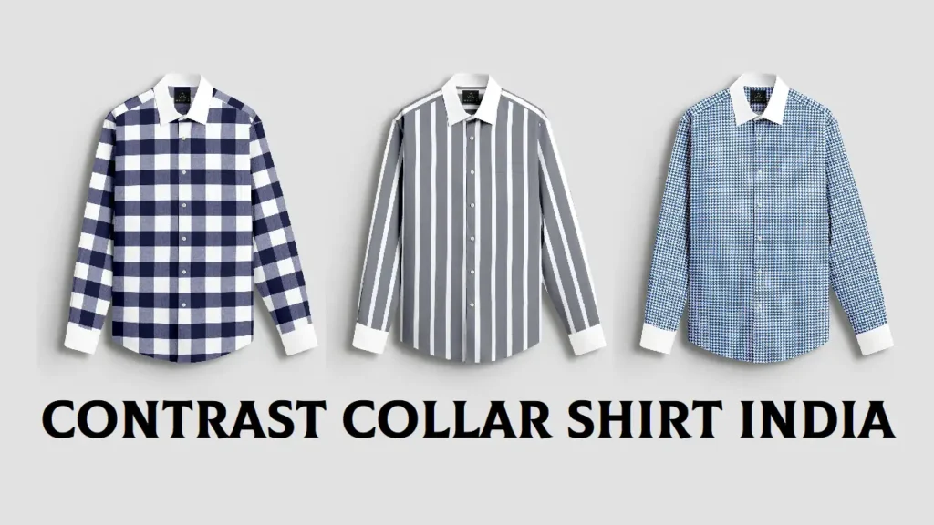 Contrast Collar Shirt India