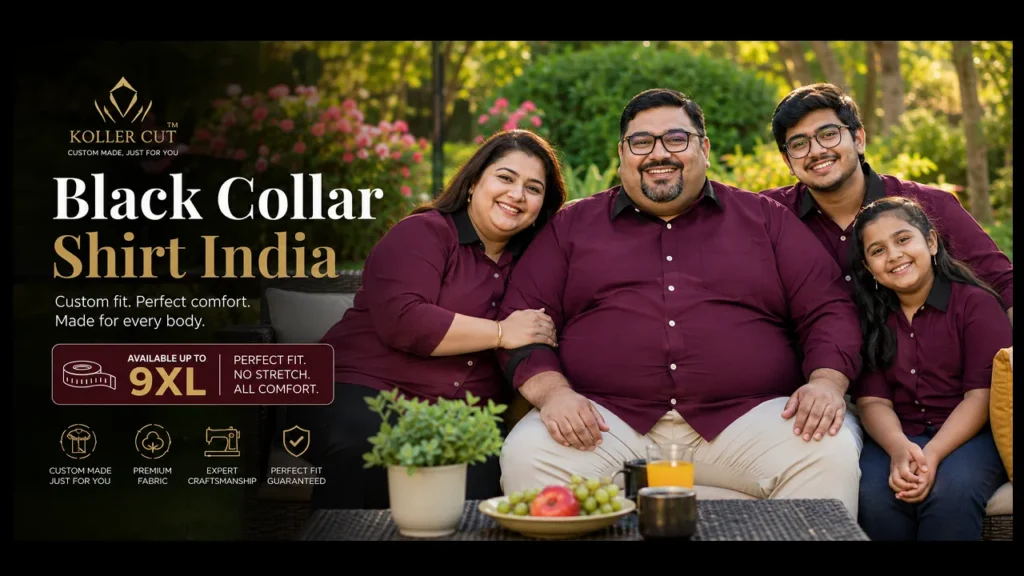 Black Collar Shirt India
